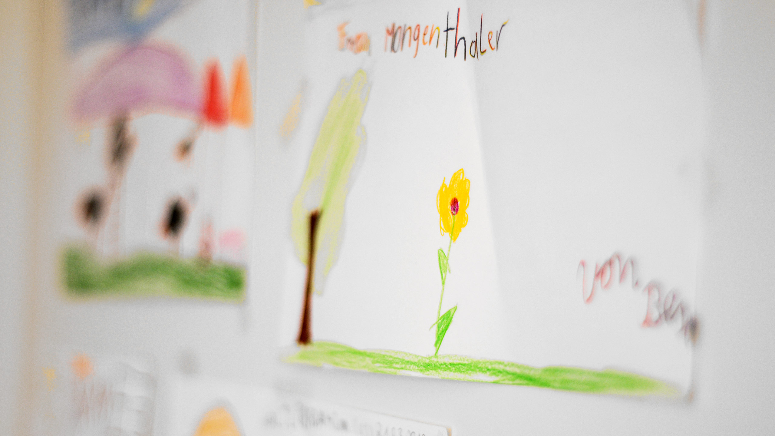 Kinderzeichnungen in der Praxis